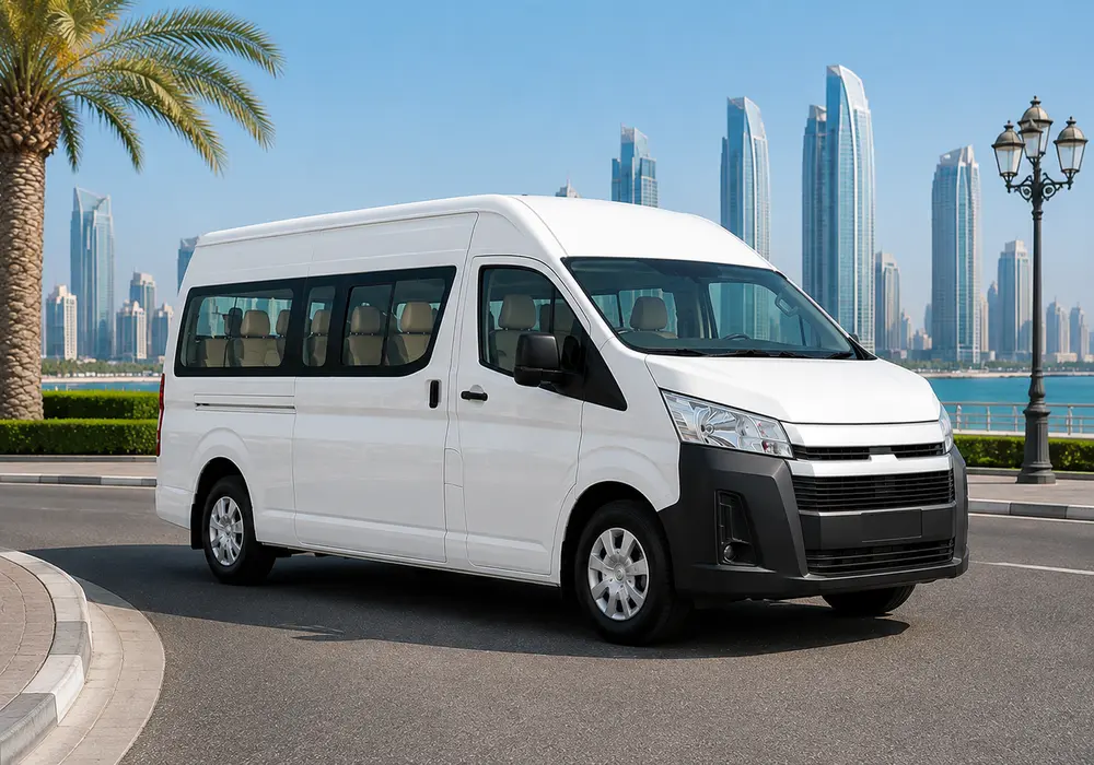 12 seater van alternative for Abu Dhabi group transport