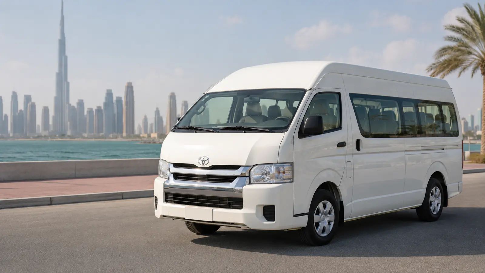 14 seater rental-category passenger van for UAE group transport