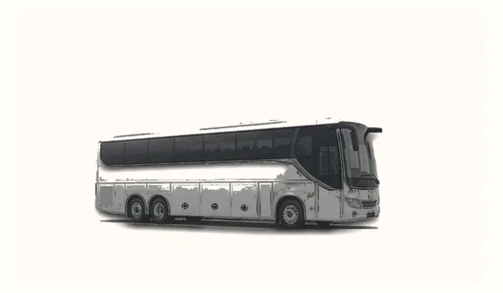 Airport Coach recommended by Bus World for passenger transport in the UAE