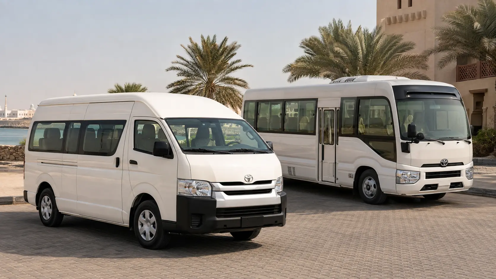 Passenger van for group transport in Umm Al Quwain